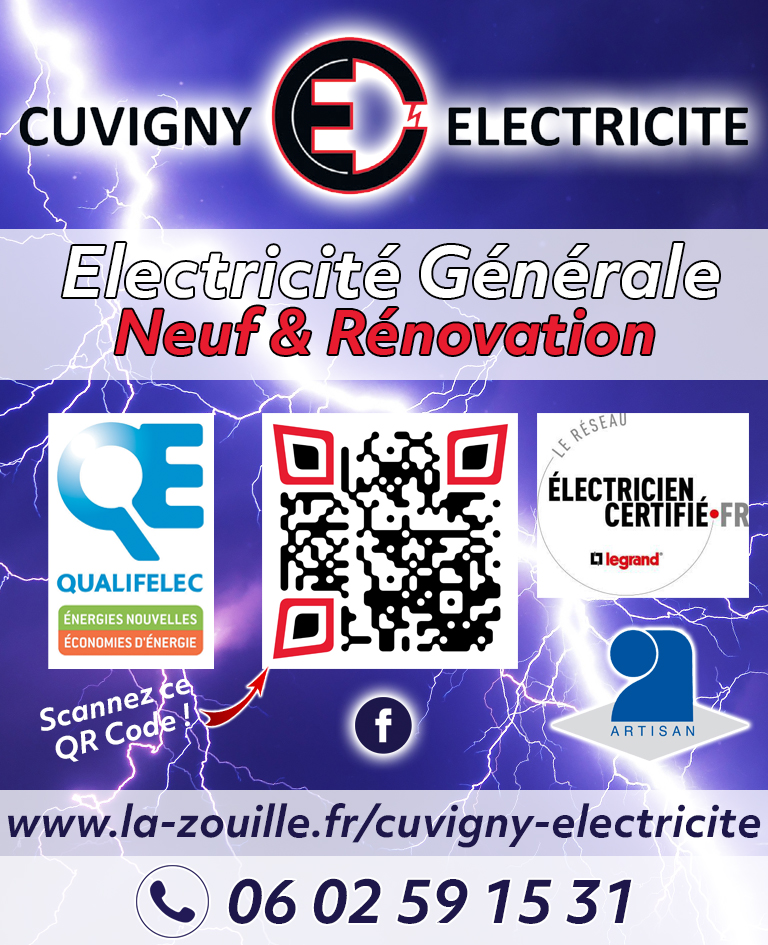 Artisan Electricien Cuvigny Electricité à Condé en Normandie
