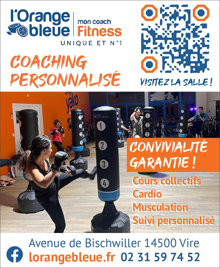 L'Orange Bleue à Vire - salle de sport & coaching