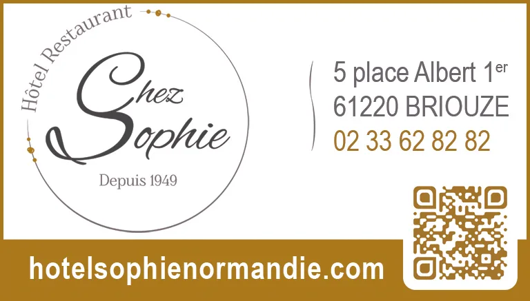 Hôtel Restaurant Chez Sophie situé à Briouze près de Flers, Argentan et Bagnoles de l'Orne