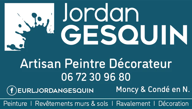 Jordan Gesquin peintre décorateur à Moncy près de Tinchebray et Condé en Normandie