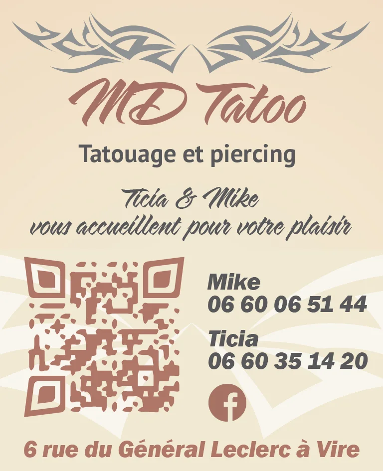 MD Tatoo Vire tatouages, tatoueur professionnel pour vos projets et percings