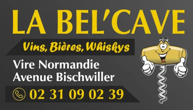 La Bel'Cave à Vire Normandie c'est le caviste spécialiste des vins, bières et spiritueux
