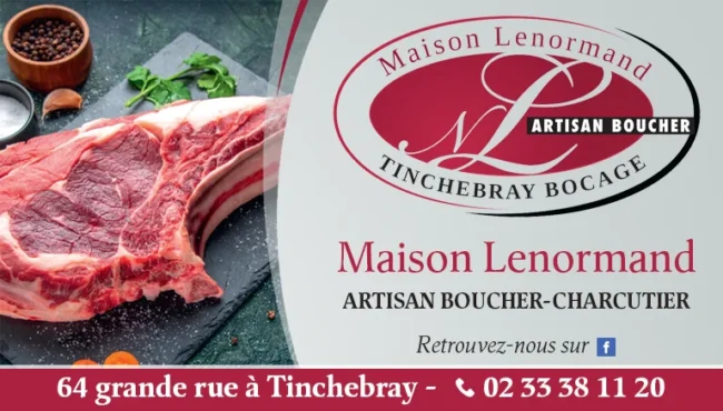 Maison Lenormand à Tinchebray Bocage, artisan boucher charcutier de qualité