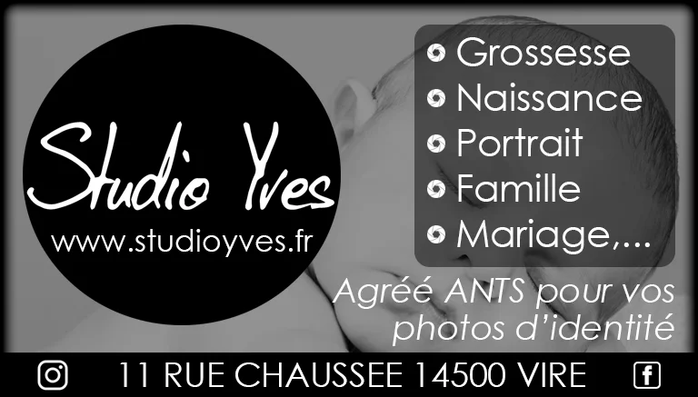 Studio Yves, photographe professionnel à Vire portraitiste spécialiste grossesses, naissance, mariage et événements d'entreprise.