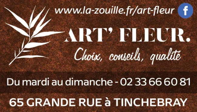 Art'Fleur à Tinchebray, votre artisan fleuriste pour vos mariages, vos anniversaires ou tout autre événement ou envie d'offrir !