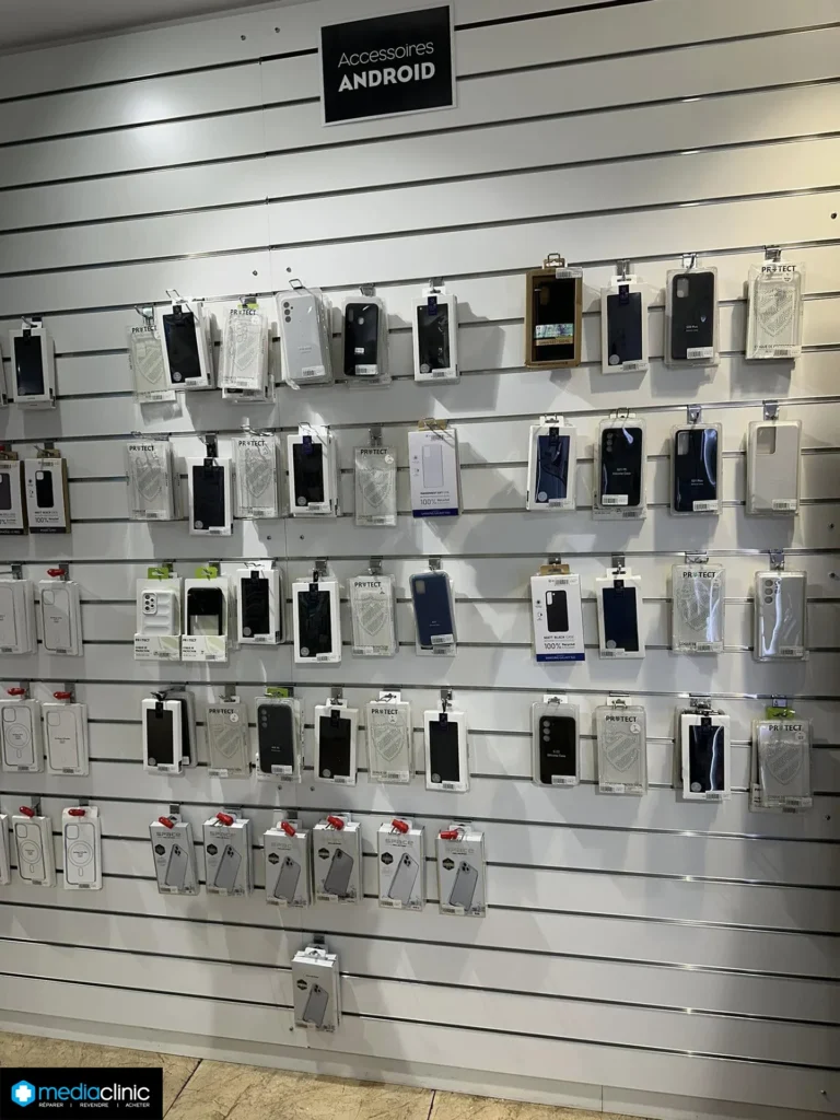 Accessoires pour téléphones portables chez MediaClinic Flers