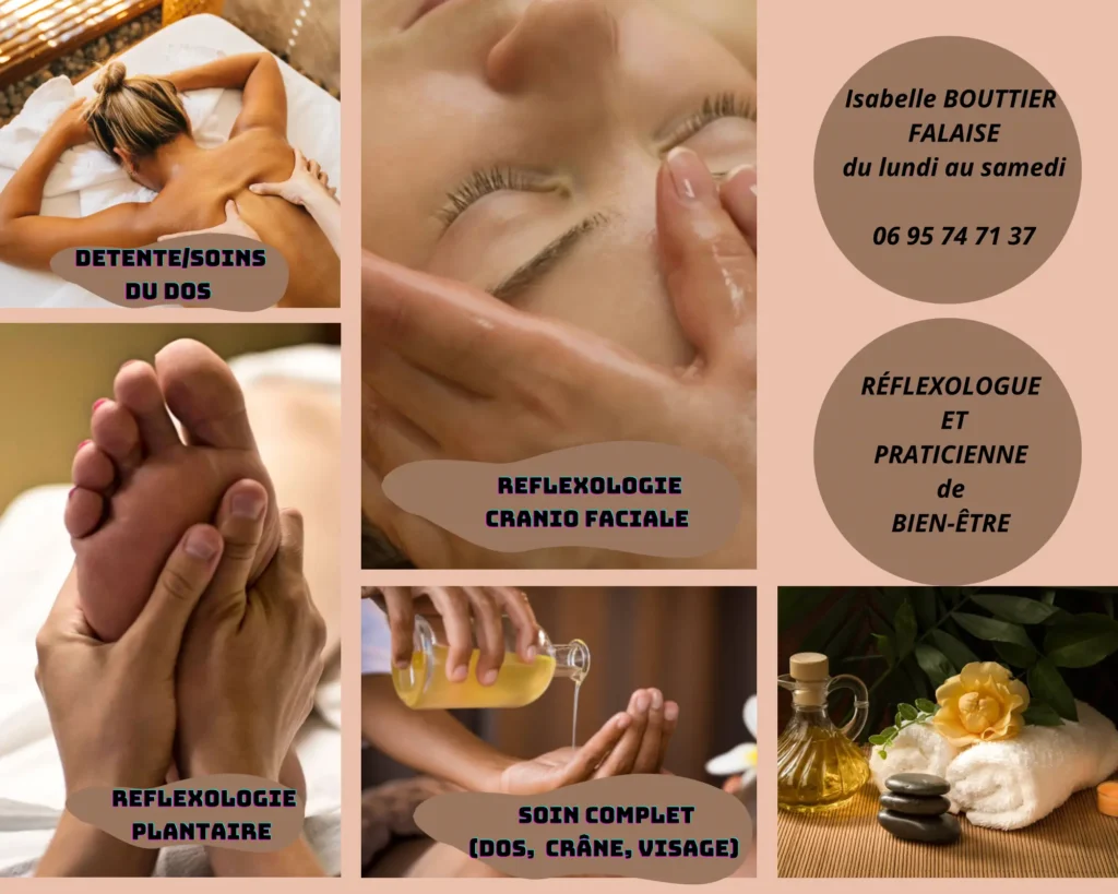 Réflexologie plantaire et soins bien-être à Falaise – Isabelle Bouttier