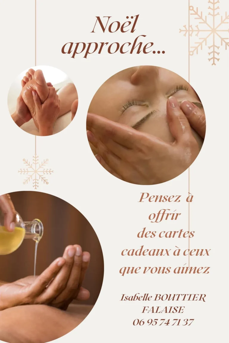 Carte cadeau de Isabelle Bouttier Réflexologie à falaise