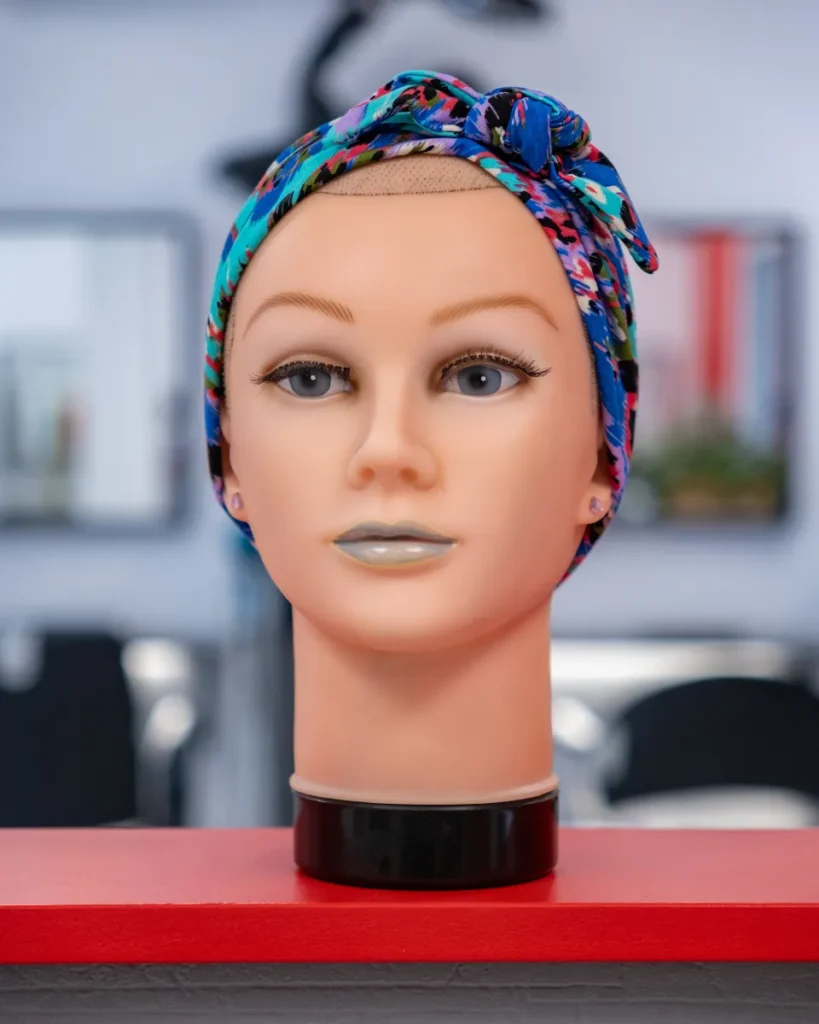 Prothèse perruque capillaire au salon de coiffure Art et Couleurs à Falaise